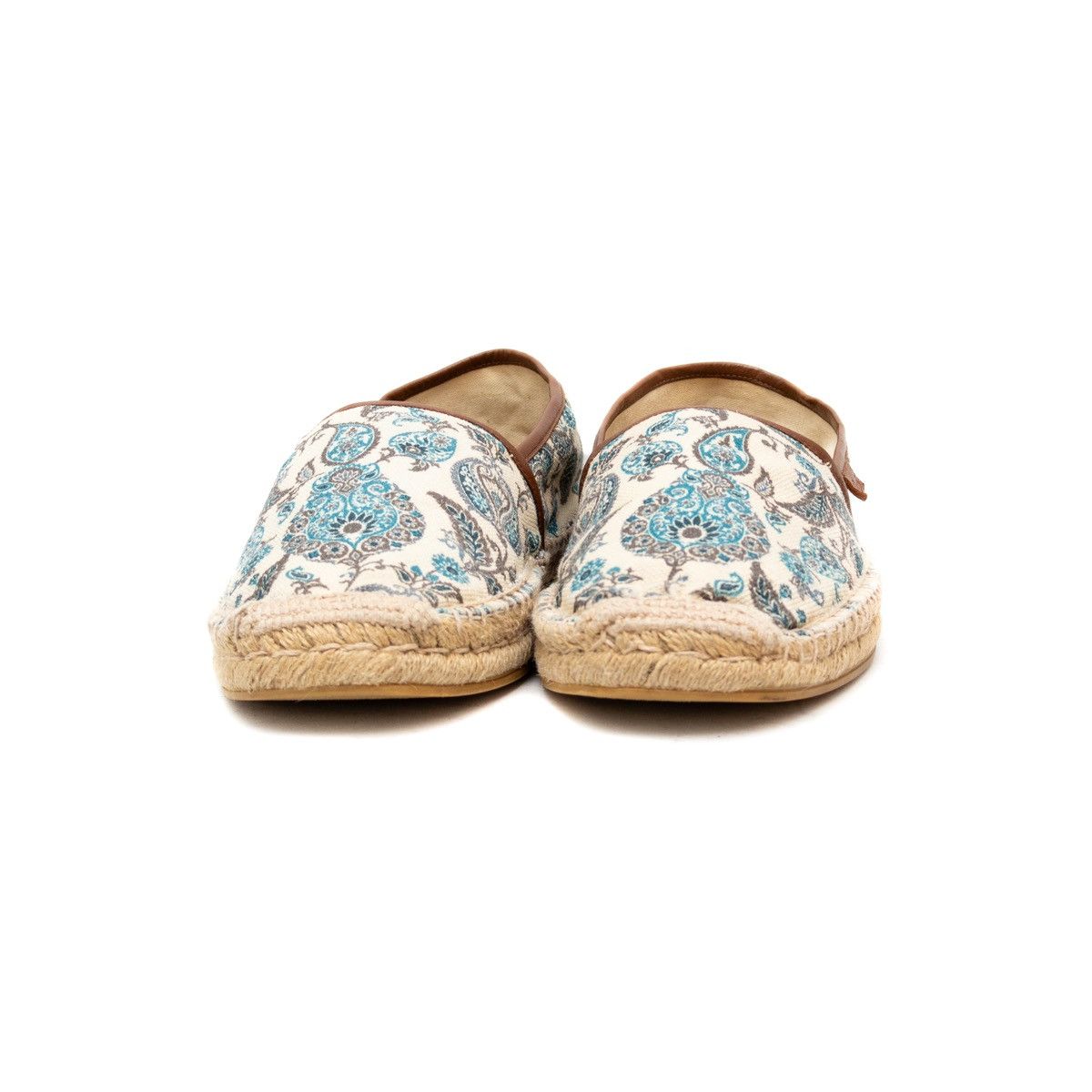 Gucci GUCCI Men’s Cloth espadrilles Creme and multicolor paisley Size US 9 / EU 42 - 5 Thumbnail