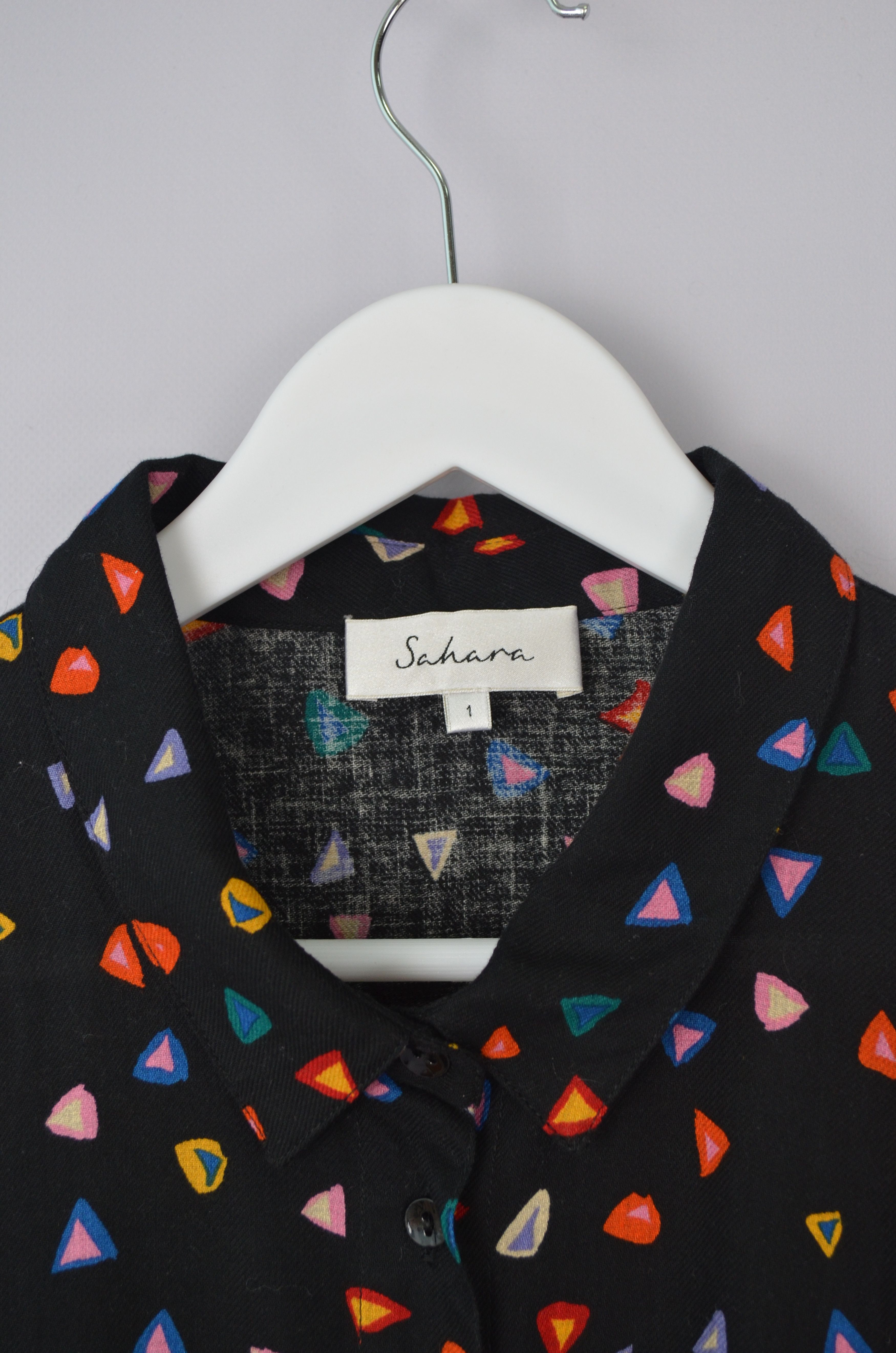 Designer × Sahara Club Sahara Abstract Print Tunic Shirt Size 1/XS Oversize Size XS / US 0-2 / IT 36-38 - 10 Thumbnail