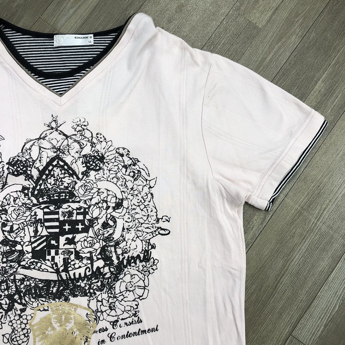 14th Addiction × Affliction × If Six Was Nine Y2K Excuse Poem Gothic Grunge Punk Skulls Style Tee Size US L / EU 52-54 / 3 - 4 Thumbnail