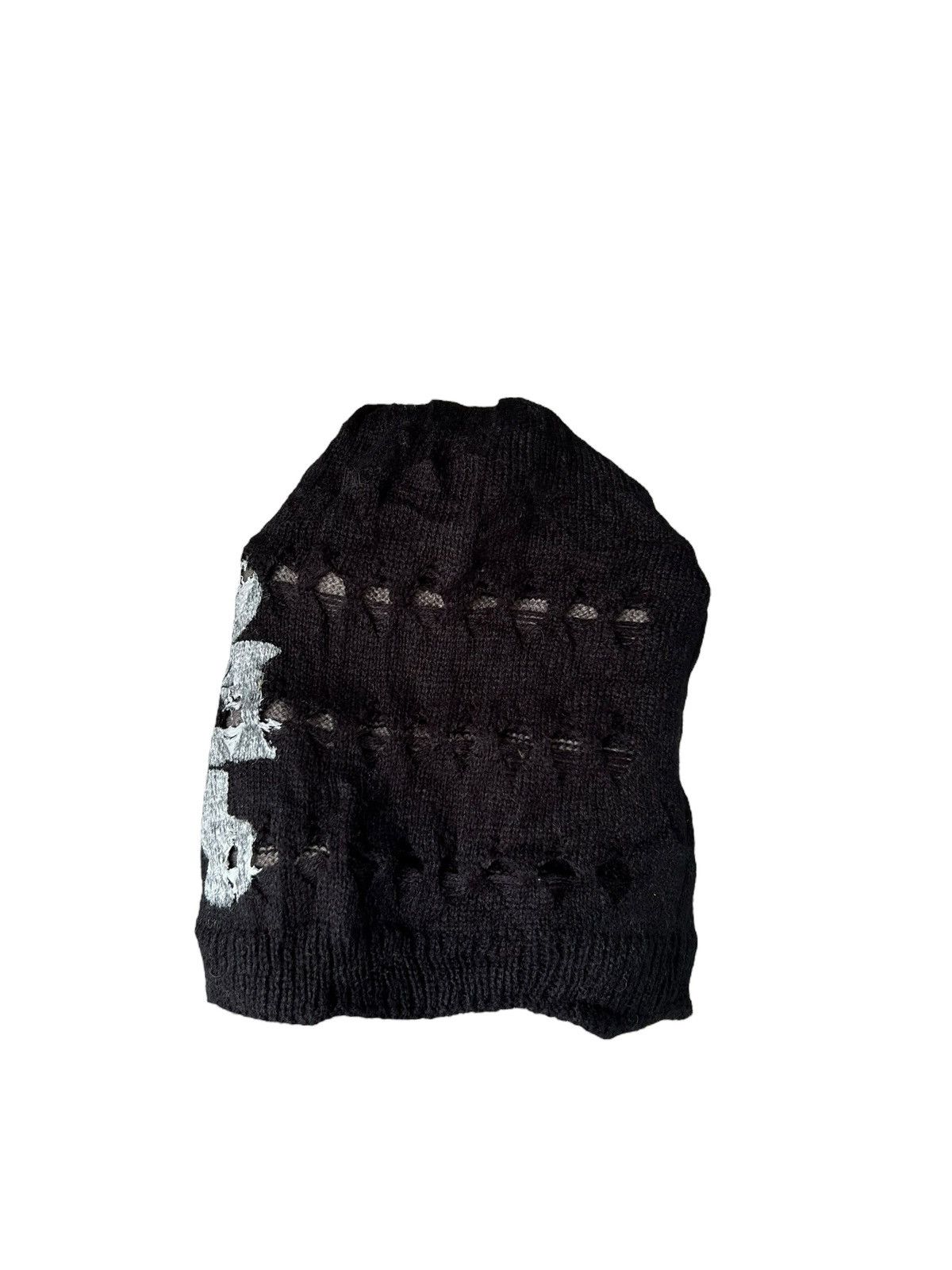 Japanese Brand × Kapital × Vintage Distressed Punk Bondage Style Reversible Beanie Hats☠️☠️ Size ONE SIZE - 8 Thumbnail