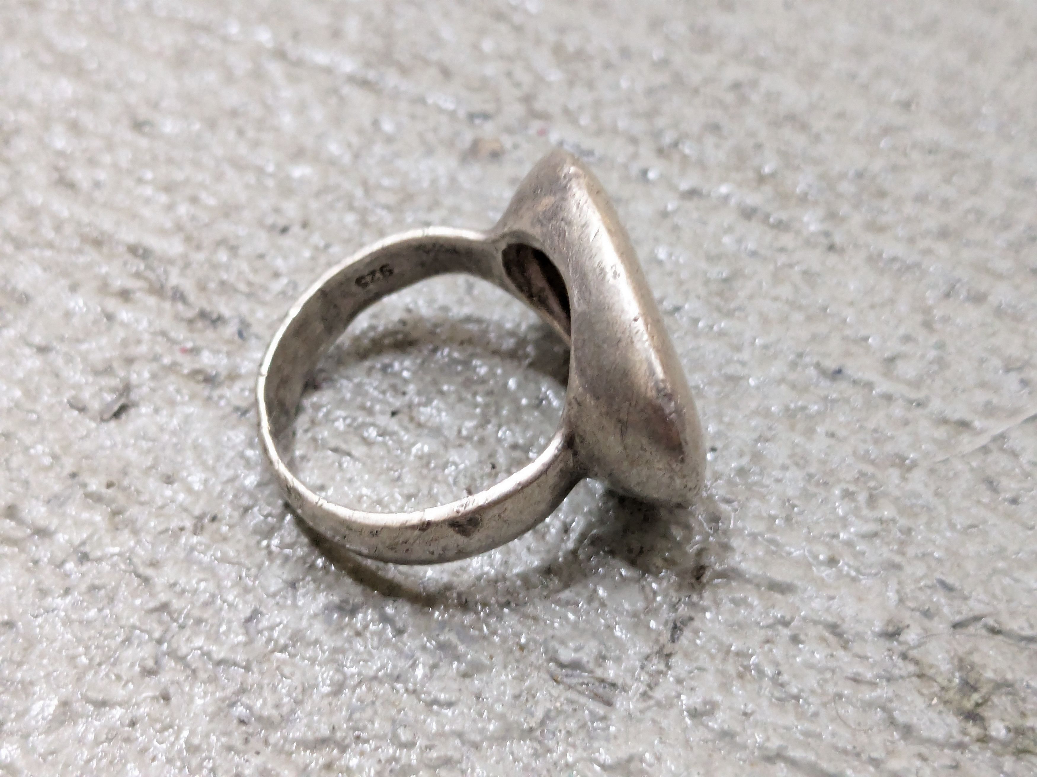 Jewelry Vintage Sterling Silver Ring Size 6.75 Art Deco Mid Century Size ONE SIZE - 9 Thumbnail