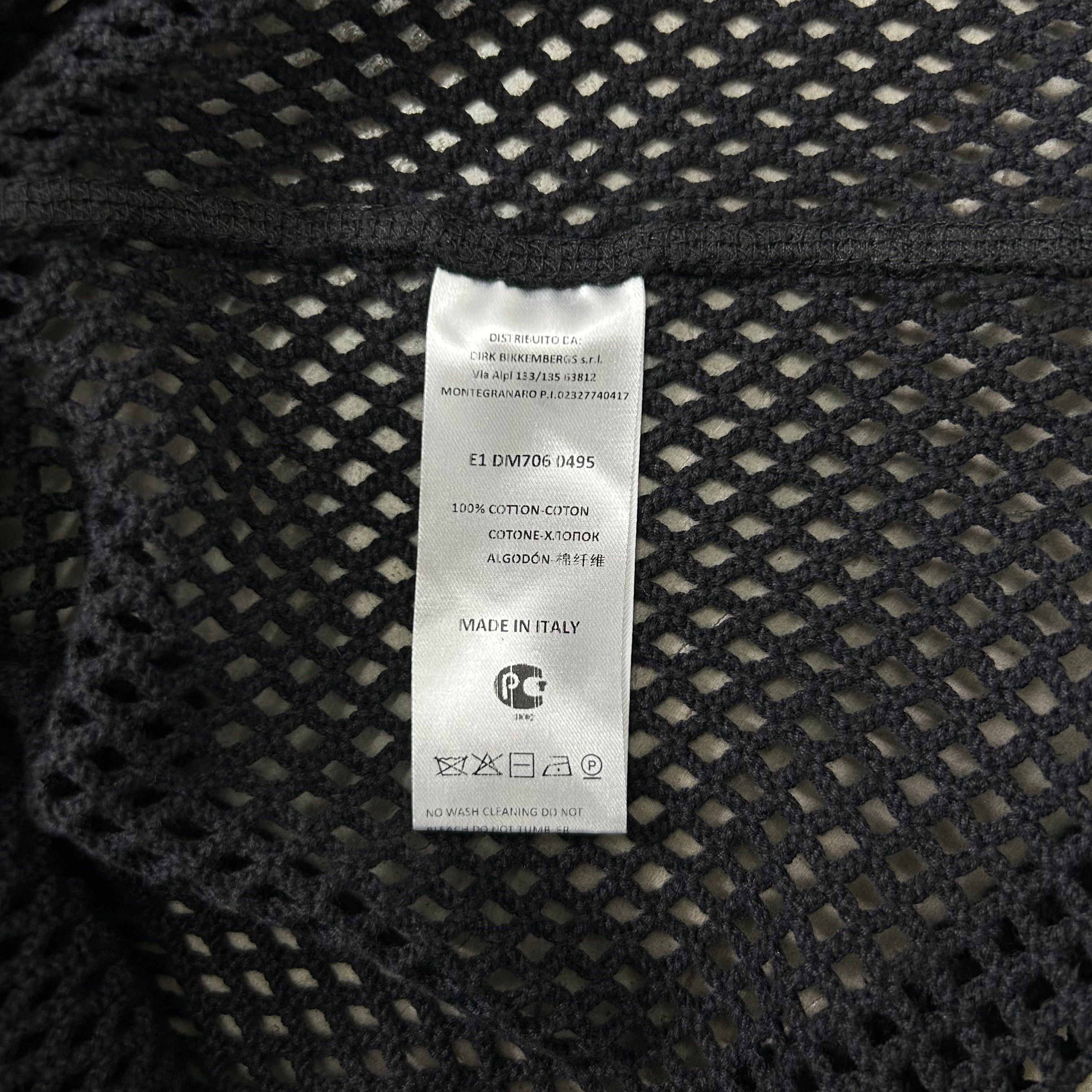 Dirk Bikkembergs Dirk Bikkembergs Sport Couture Black Mesh Tank Top Size US M / EU 48-50 / 2 - 5 Thumbnail