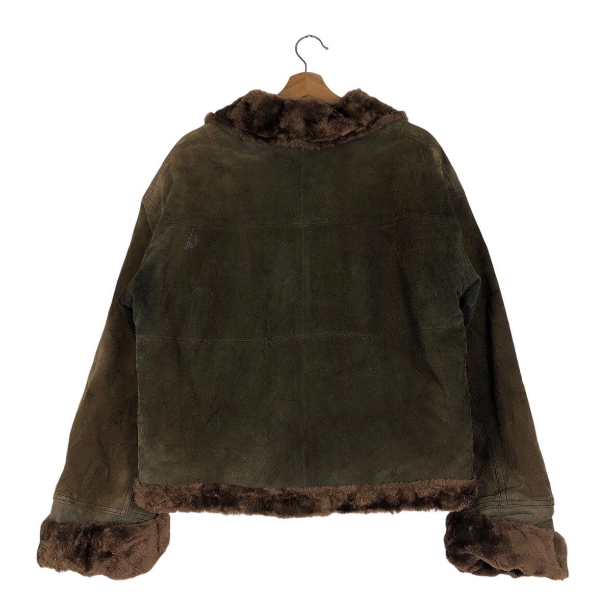 Designer 📌Doux tisow Femme Mink Fur Lining Cardigan Jacket Size US M / EU 48-50 / 2 - 9 Thumbnail