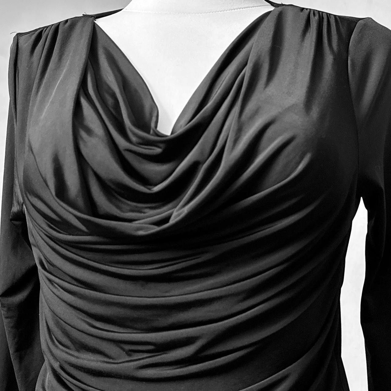 Vintage Stunning Avant - Garde draped top/ blouse Size S / US 4 / IT 40 - 2 Thumbnail