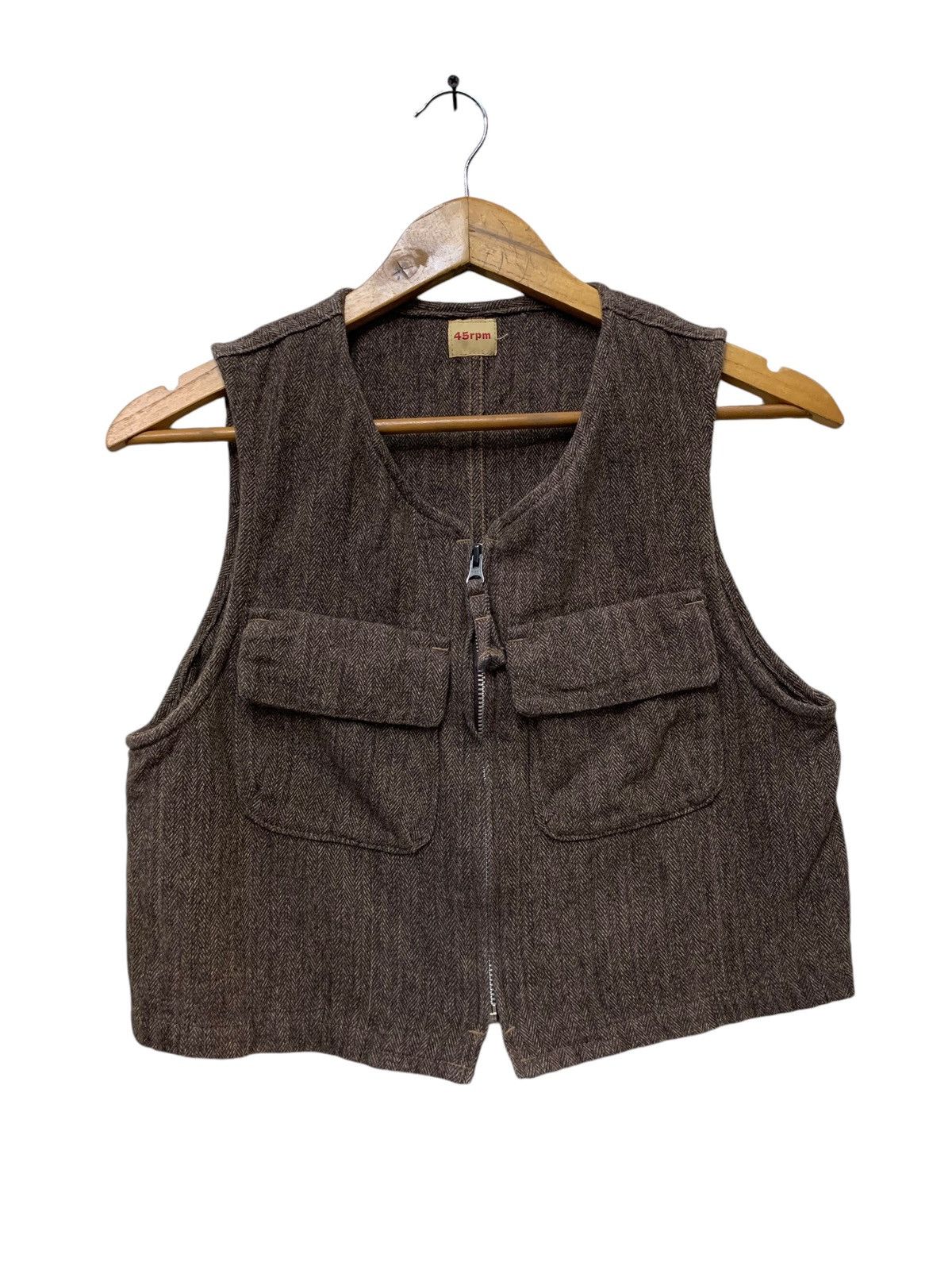45rpm 🔥45rpm HBT DOUBLE POCKETS VEST Size US S / EU 44-46 / 1 - 1 Thumbnail