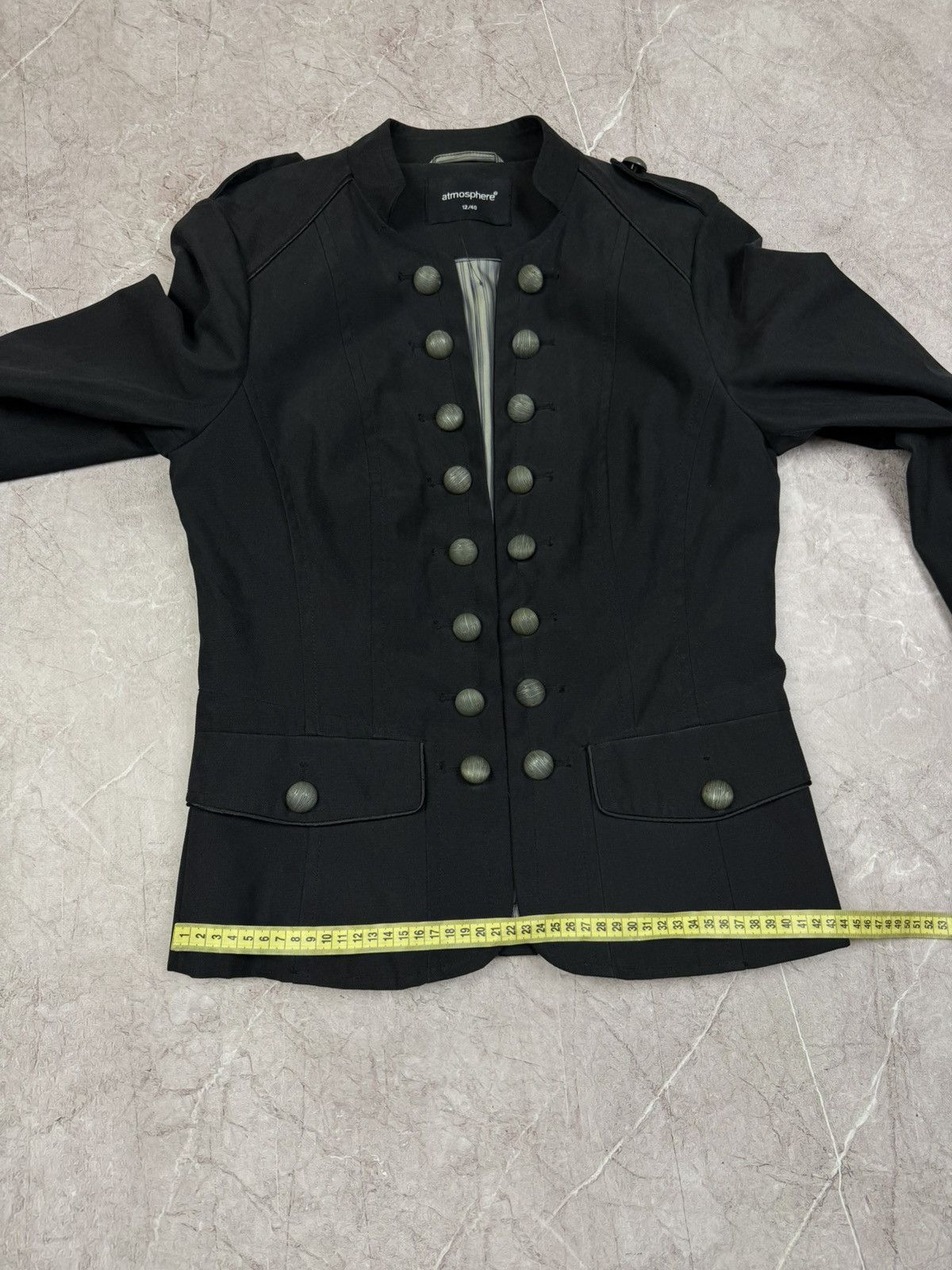 Hysteric Glamour × Undercover 00s Napoleon Military Jacket PPFM LGB YSL Balmain Vibe Size S / US 4 / IT 40 - 12 Thumbnail