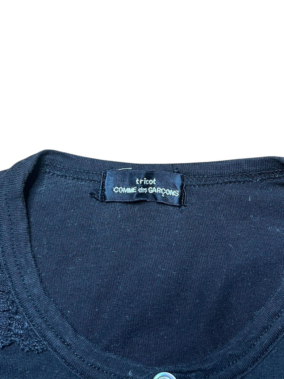 Comme des Garcons tricot COMME des GARÇONS AD2001 Lace Panel Cardigan Size S / US 4 / IT 40 - 5 Thumbnail