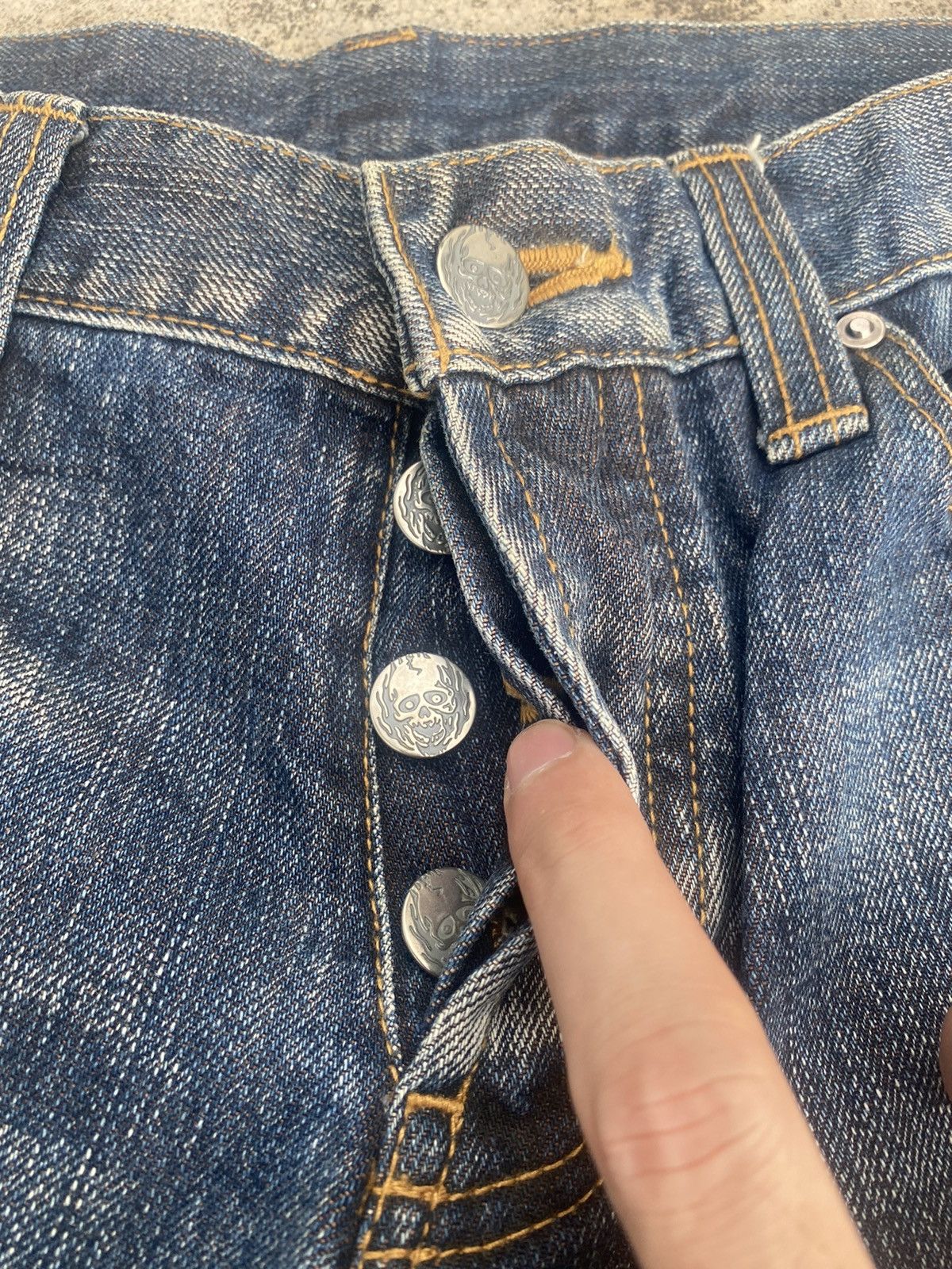If Six Was Nine × Japanese Brand Flare Jeans Modern Lovers Clawmark Mud Distressd Size US 30 / EU 46 - 12 Thumbnail