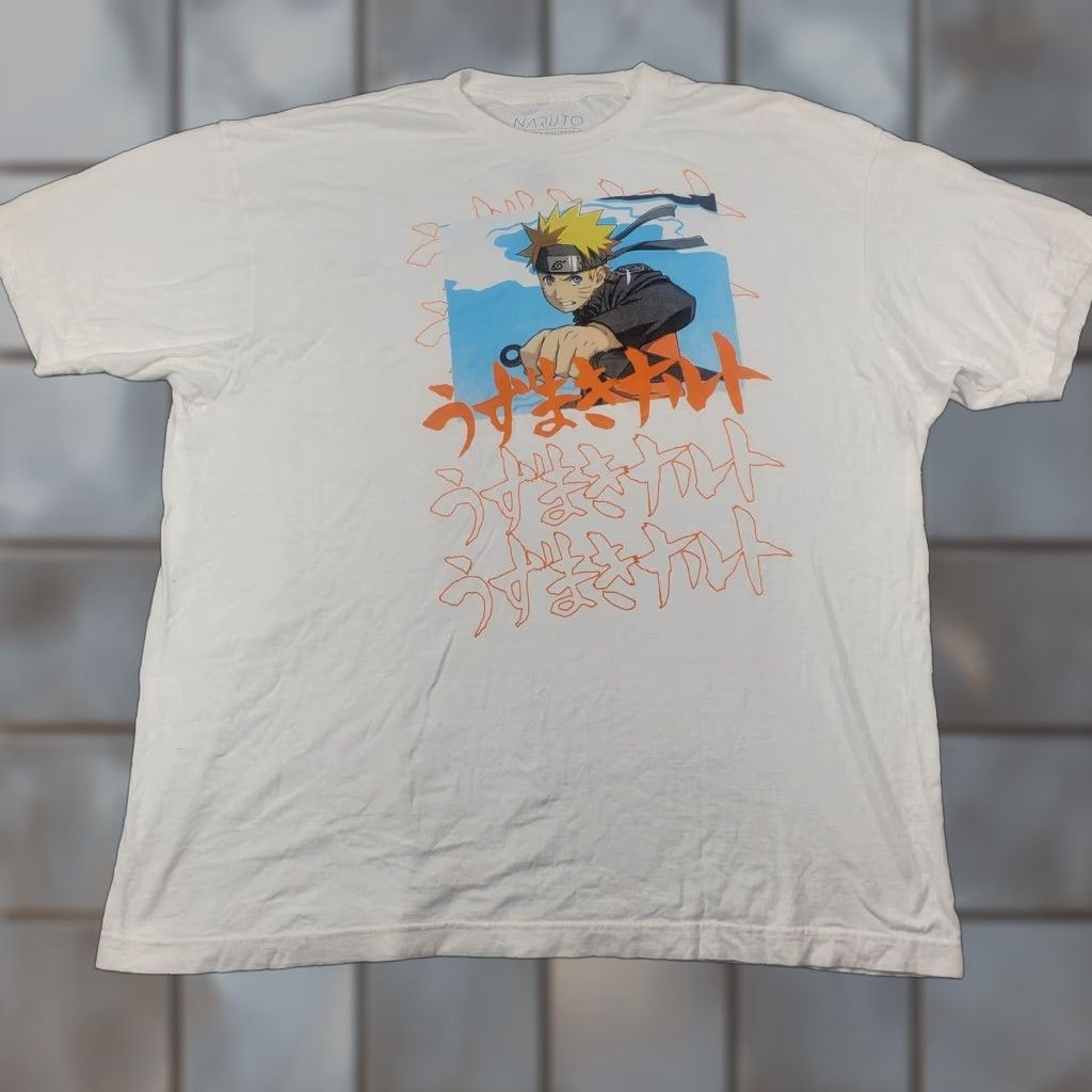 Vintage Naruto Shippuden Collection Shirt Mens 2XL XXL Graphic Print White EUC Size US XXL / EU 58 / 5 - 1 Thumbnail