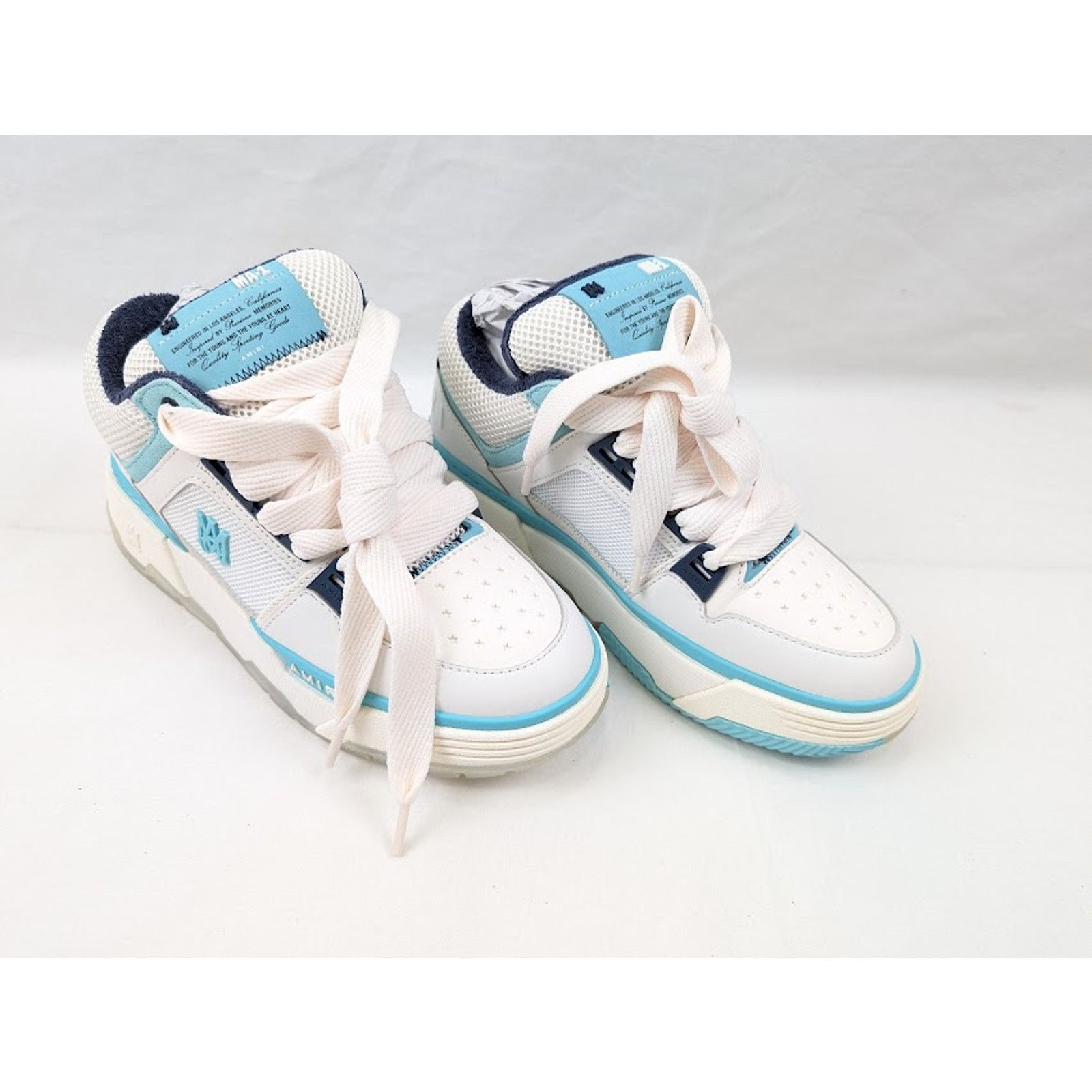 Amiri o1rshd1 Q:2 / MA-1 Low-Top Sneakers in Blue Size US 11 / EU 44 - 12 Thumbnail