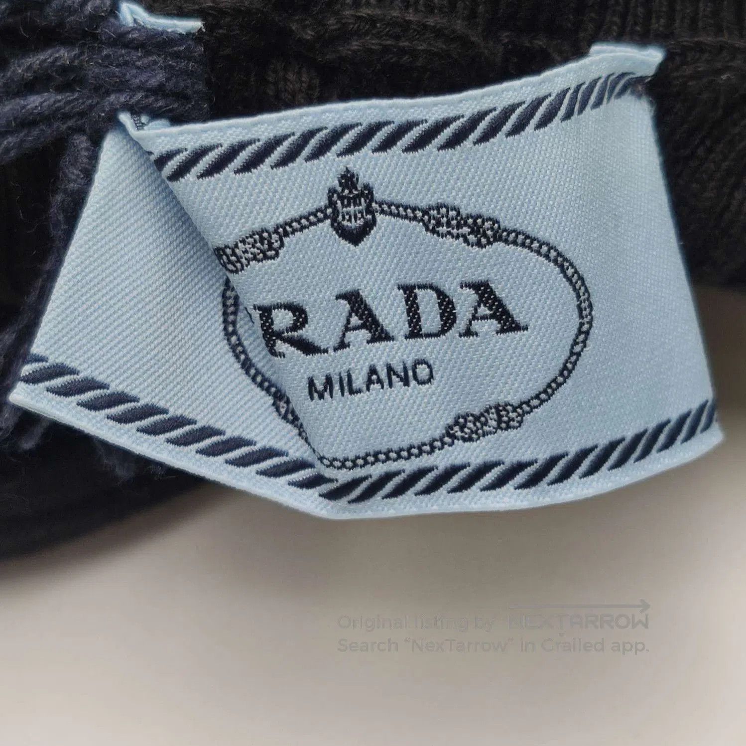 Prada Prada Black Cotton Turtleneck Long Sleeve Sweater . Size S / US 4 / IT 40 - 4 Thumbnail