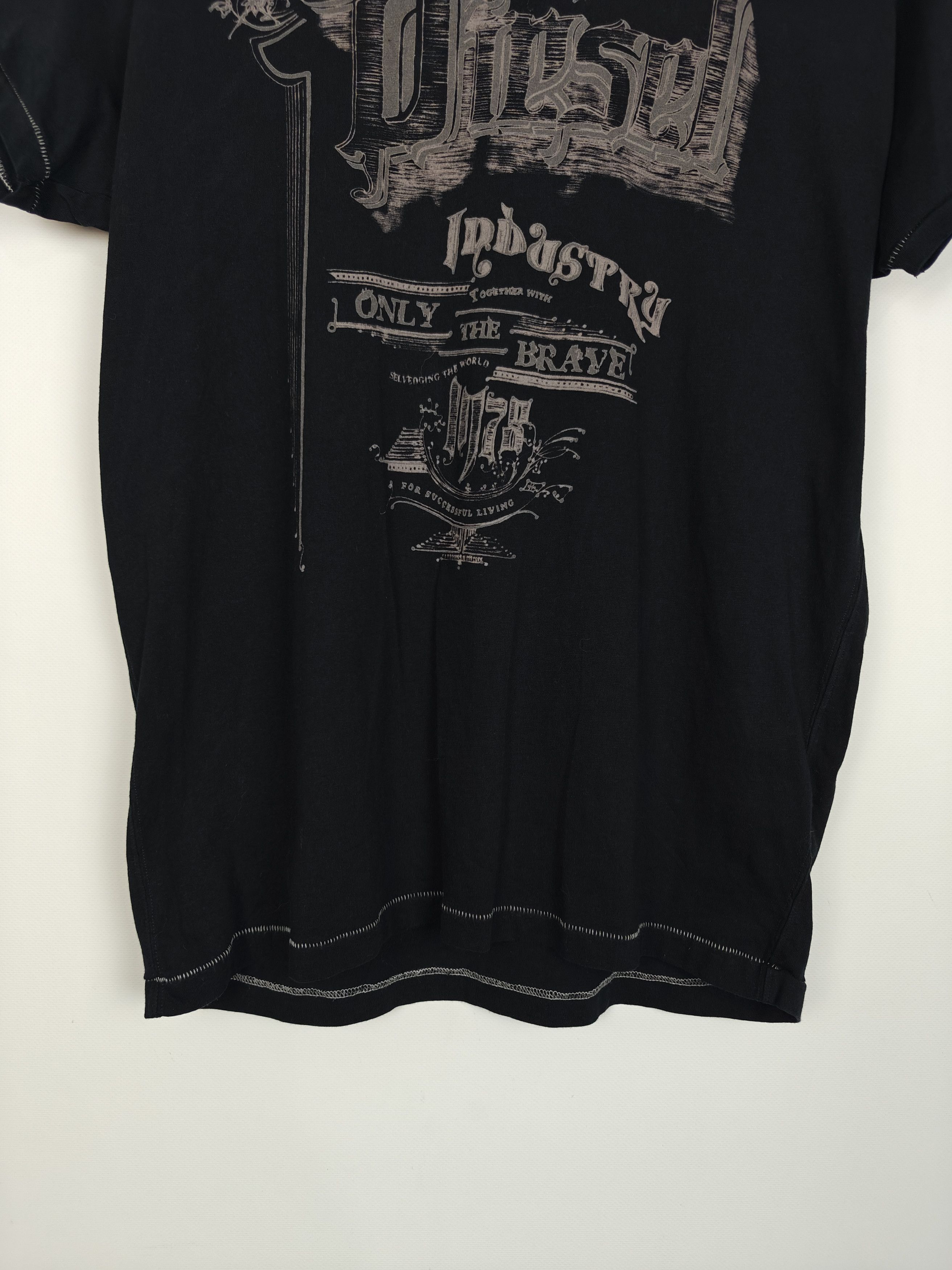 Diesel Diesel Industry T-Shirt Crewneck Tee Black Logo size L Size US L / EU 52-54 / 3 - 3 Thumbnail