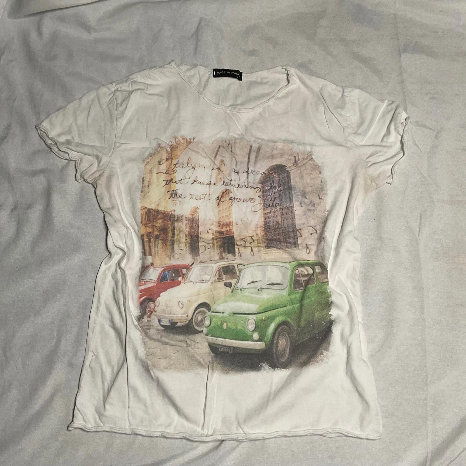 Other y2k white graphic tee Size L / US 10 / IT 46 - 1 Preview