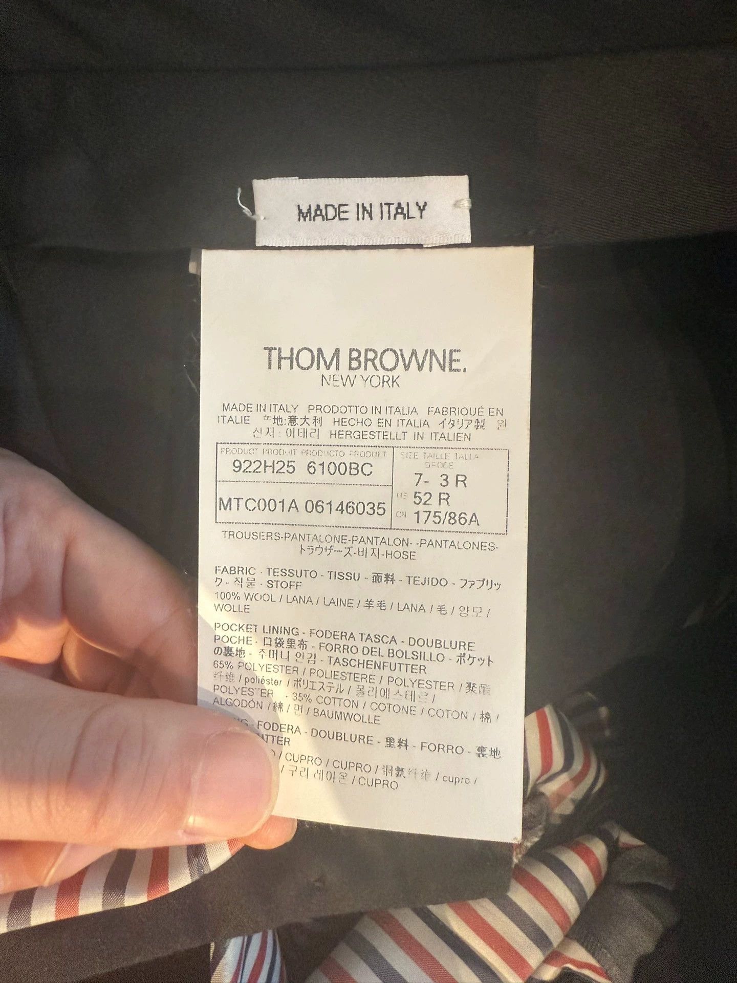 Thom Browne Thom Browne Mid-Grey Four-Bar Wool Trousers Size 3 Size US 36 / EU 52 - 5 Thumbnail