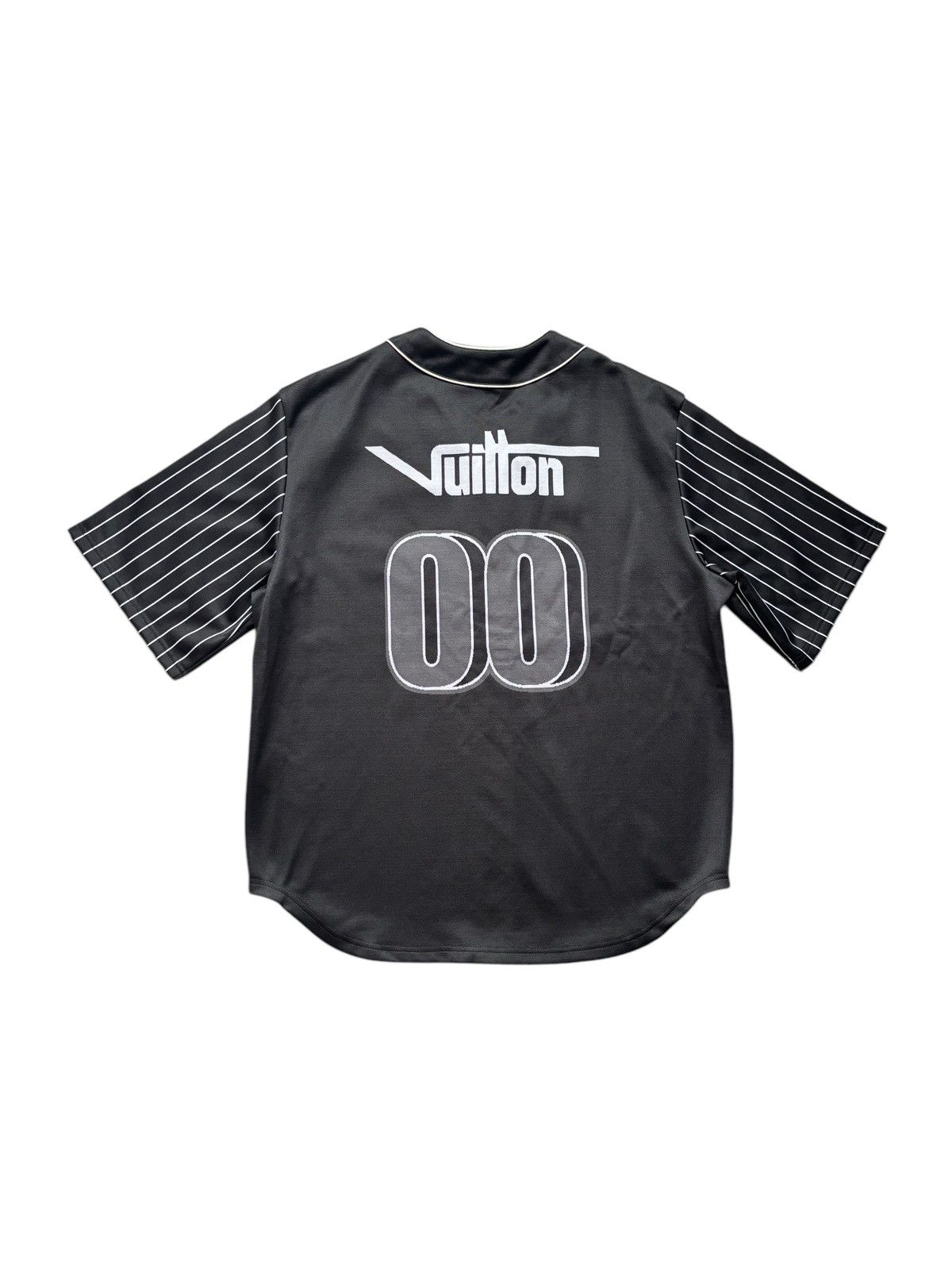 Louis Vuitton Louis Vuitton Black Baseball Jersey Size US M / EU 48-50 / 2 - 2 Thumbnail
