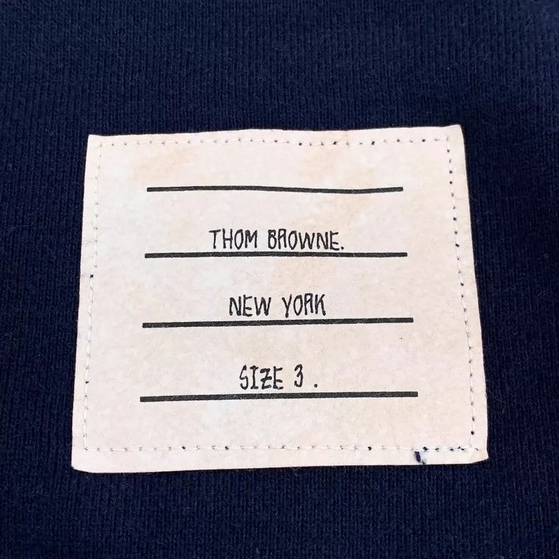 Thom Browne Thom Browne size3 Round collar long sleeve hoodie Size US L / EU 52-54 / 3 - 6 Thumbnail