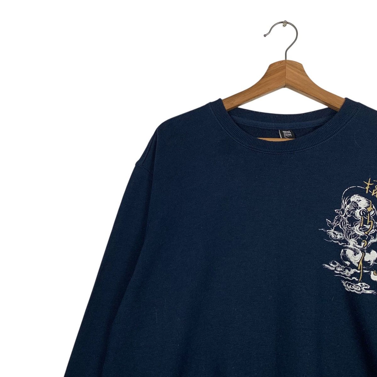 Japanese Brand THE BREAKER Japanese Mythology Graphic Sweatshirt #3623-C166 Size US L / EU 52-54 / 3 - 7 Thumbnail