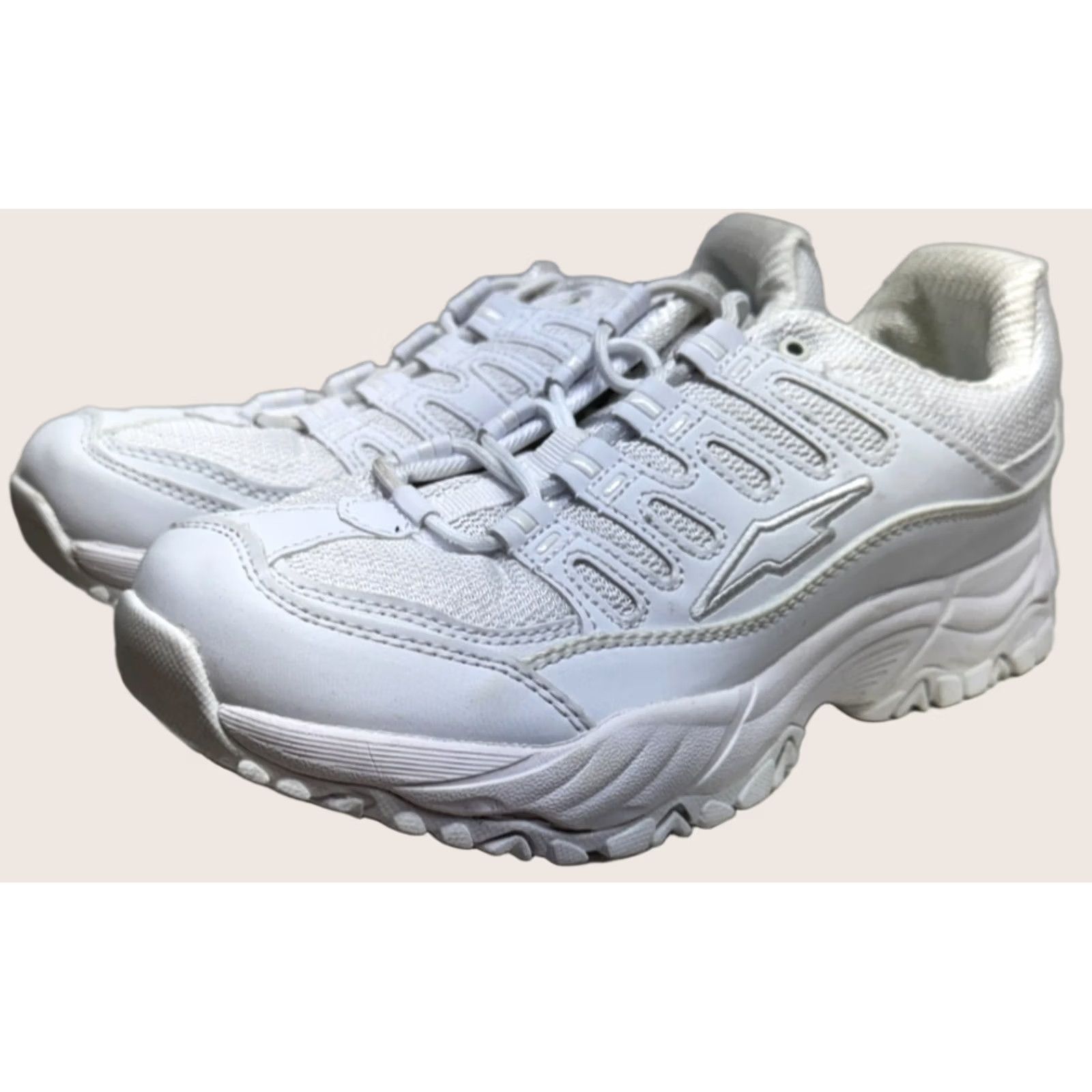 Avia Avia Sneaker Women's White Leather Low Top Lace Up Athletic Shoes 9.5 W Size L / US 10 / IT 46 - 1 Thumbnail