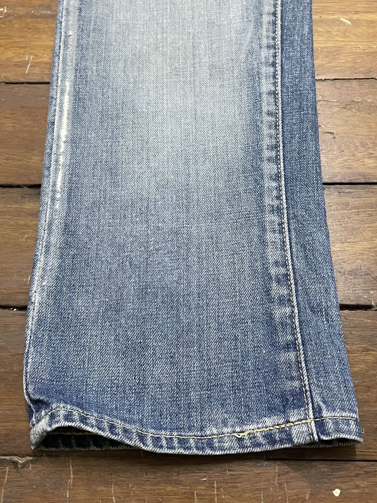 Japanese Brand × Vintage Rare Vintage Japanese Brand Purple & Yellow Jeans 2000s Size US 34 / EU 50 - 5 Thumbnail