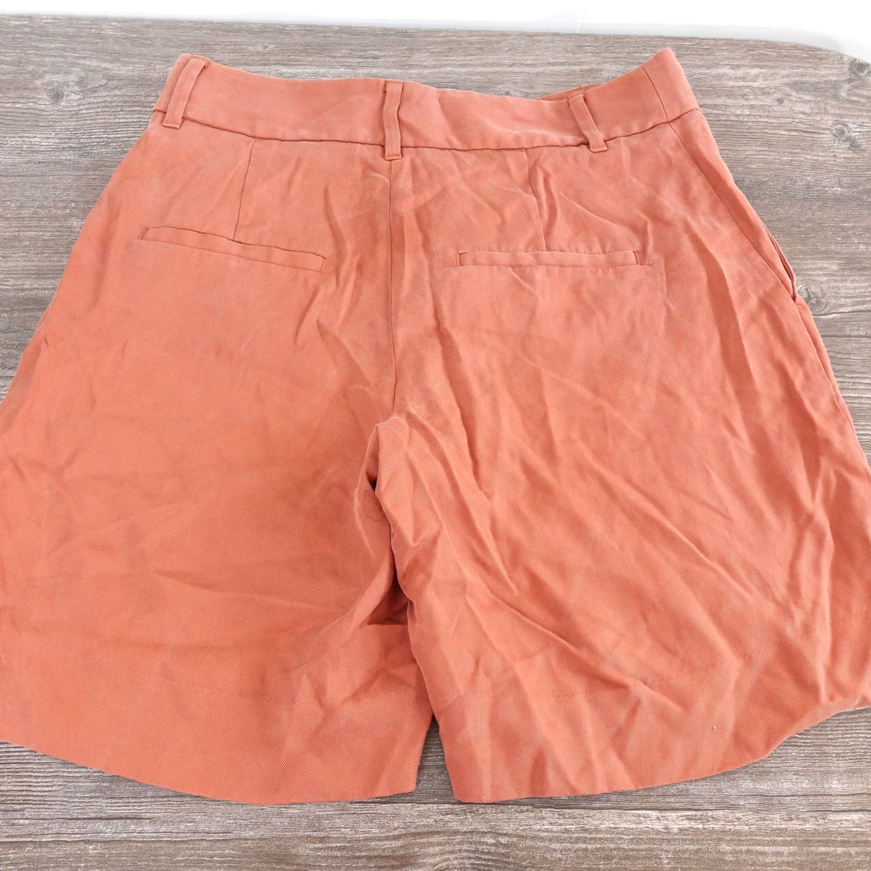 Banana Republic BANANA REPUBLIC CHINO ORANGE SHORTS WOMENS SIZE 4 FLAT FRONT Size 27" / US 4 / IT 40 - 3 Thumbnail