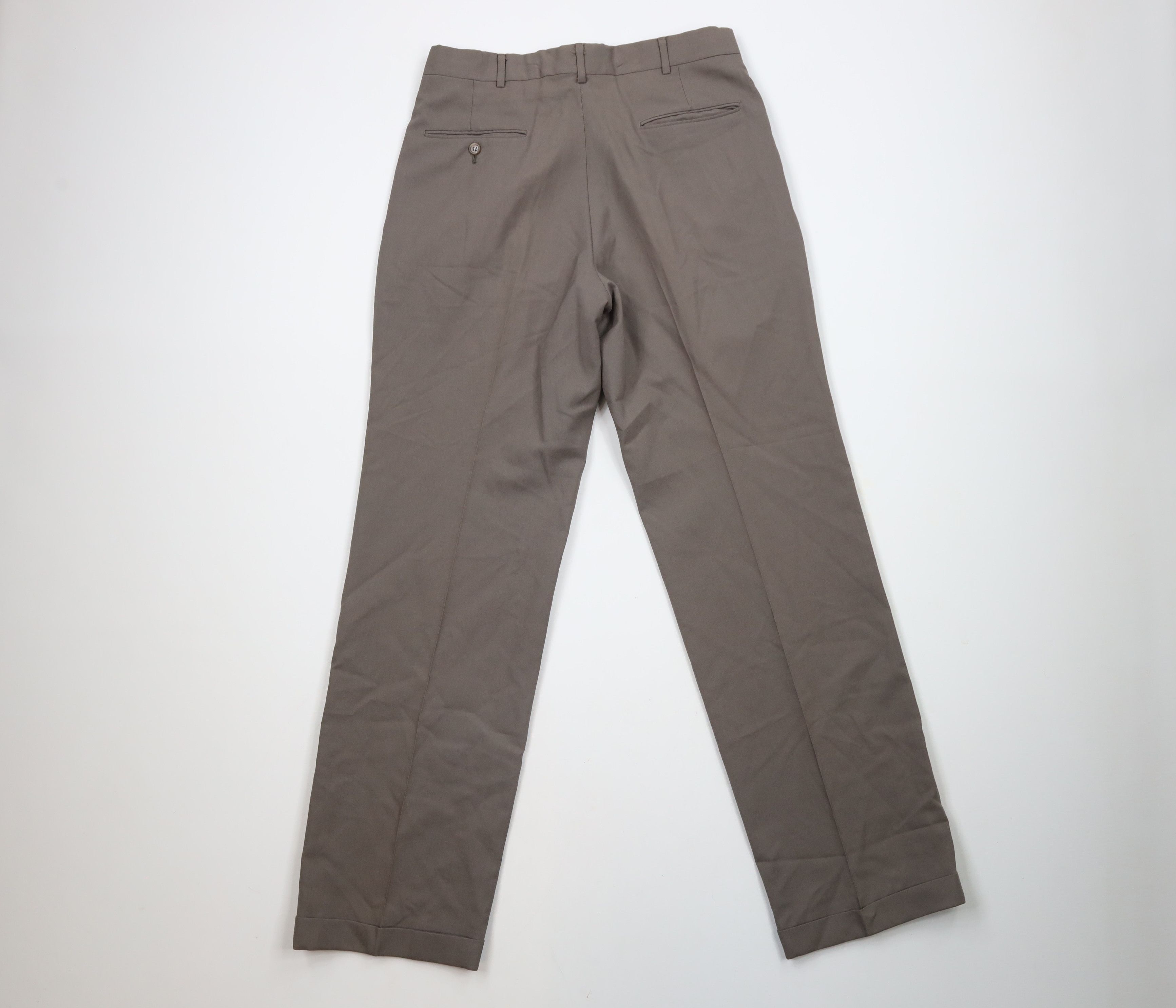 Vintage Vintage 70s Streetwear Worsted Wool Wide Leg Pants USA Size US 30 / EU 46 - 9 Thumbnail