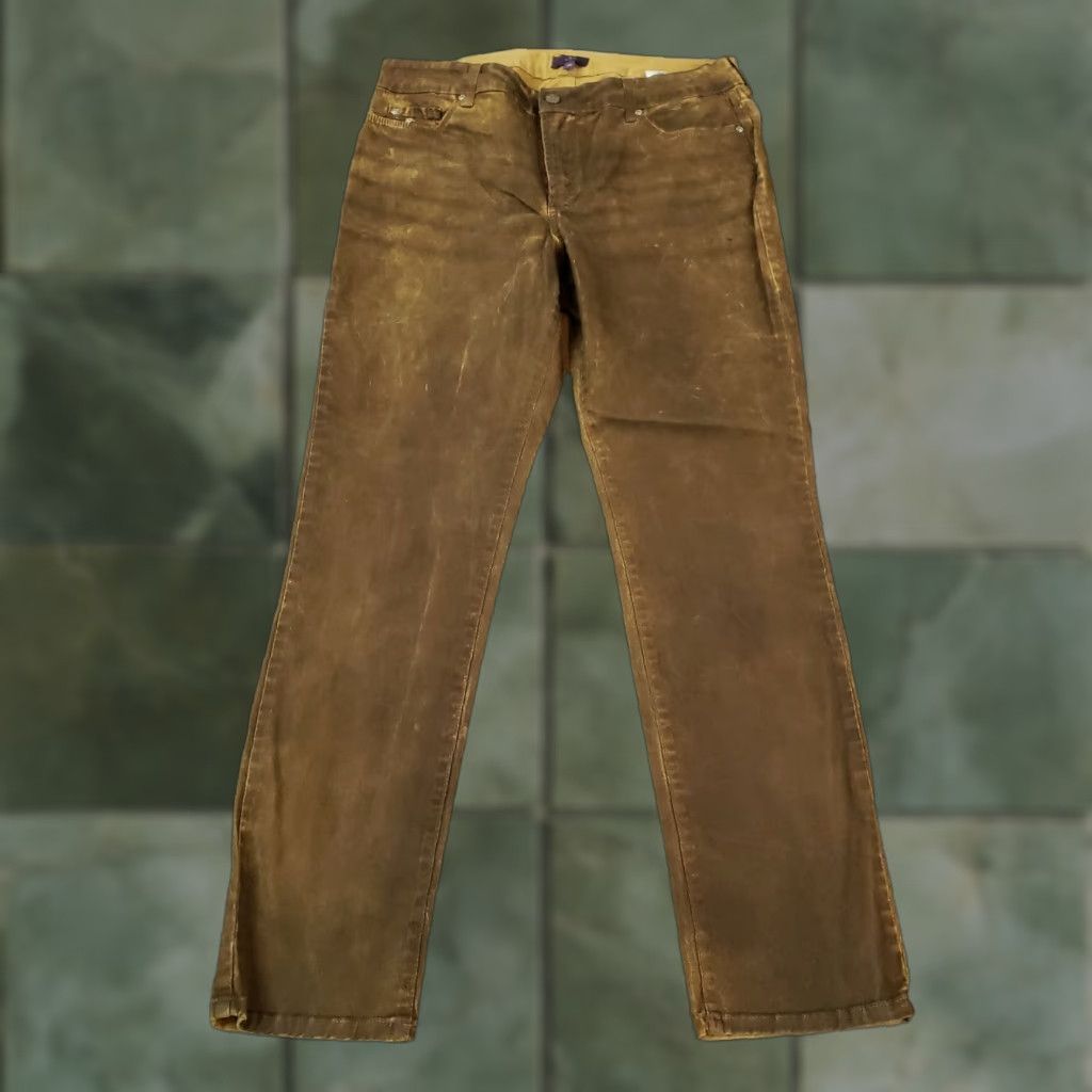 NYDJ NYDJ Brown Skinny Leg Pants Womens Size 14 32x30 Comfort Stretch Size 36" / US 14 / IT 50 - 1 Thumbnail