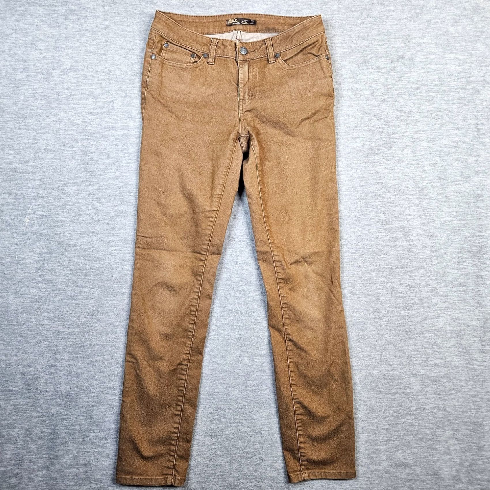 Prana prAna Jeans Brown Kayla Classic Mid Rise Size 4 Womens Denim Cotton Everyday Comfortable Belted Regular Fit Vintage: No Size 27" / US 4 / IT 40 - 2 Thumbnail