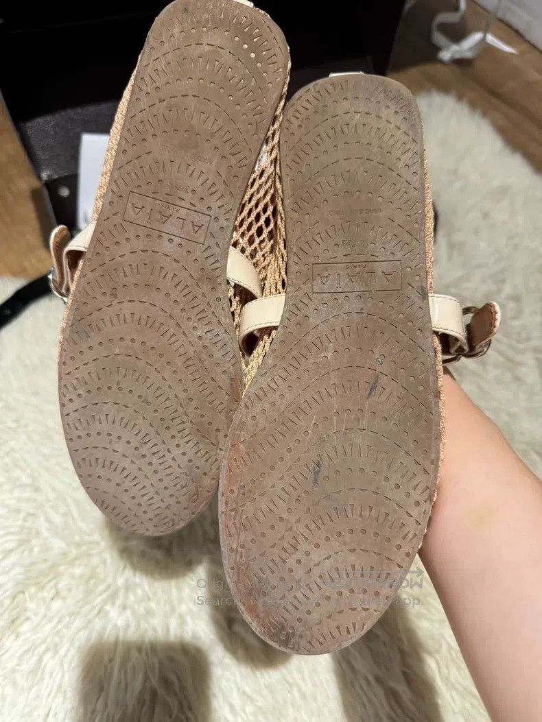 Alaia Alaia Fishnet Shoes, Flesh Pink Size US 5.5 / IT 35.5 - 4 Thumbnail