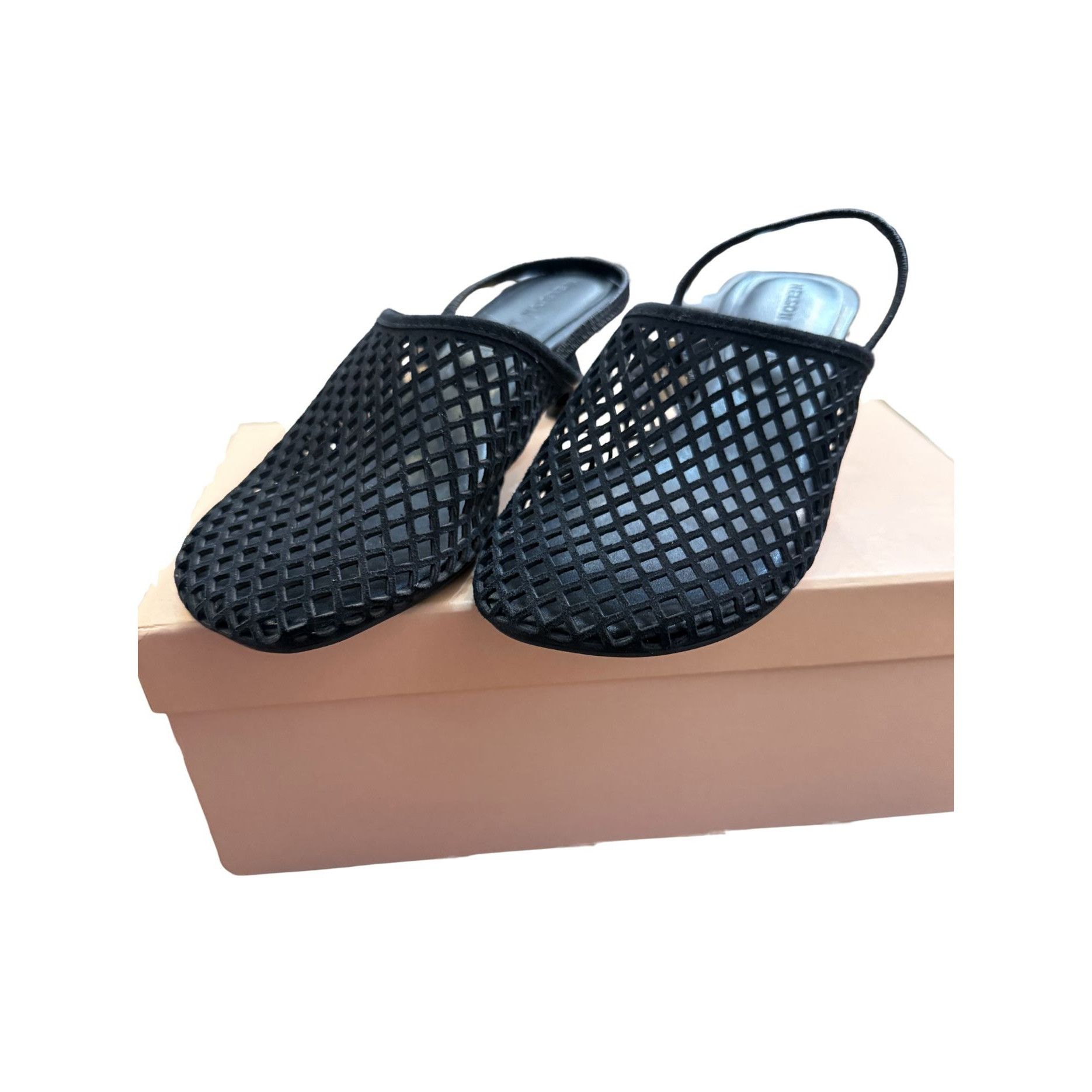 Other NELSON MADE Aya Mule Black Leather EUC $349 Sz 37 Size US 7 / IT 37 - 5 Thumbnail