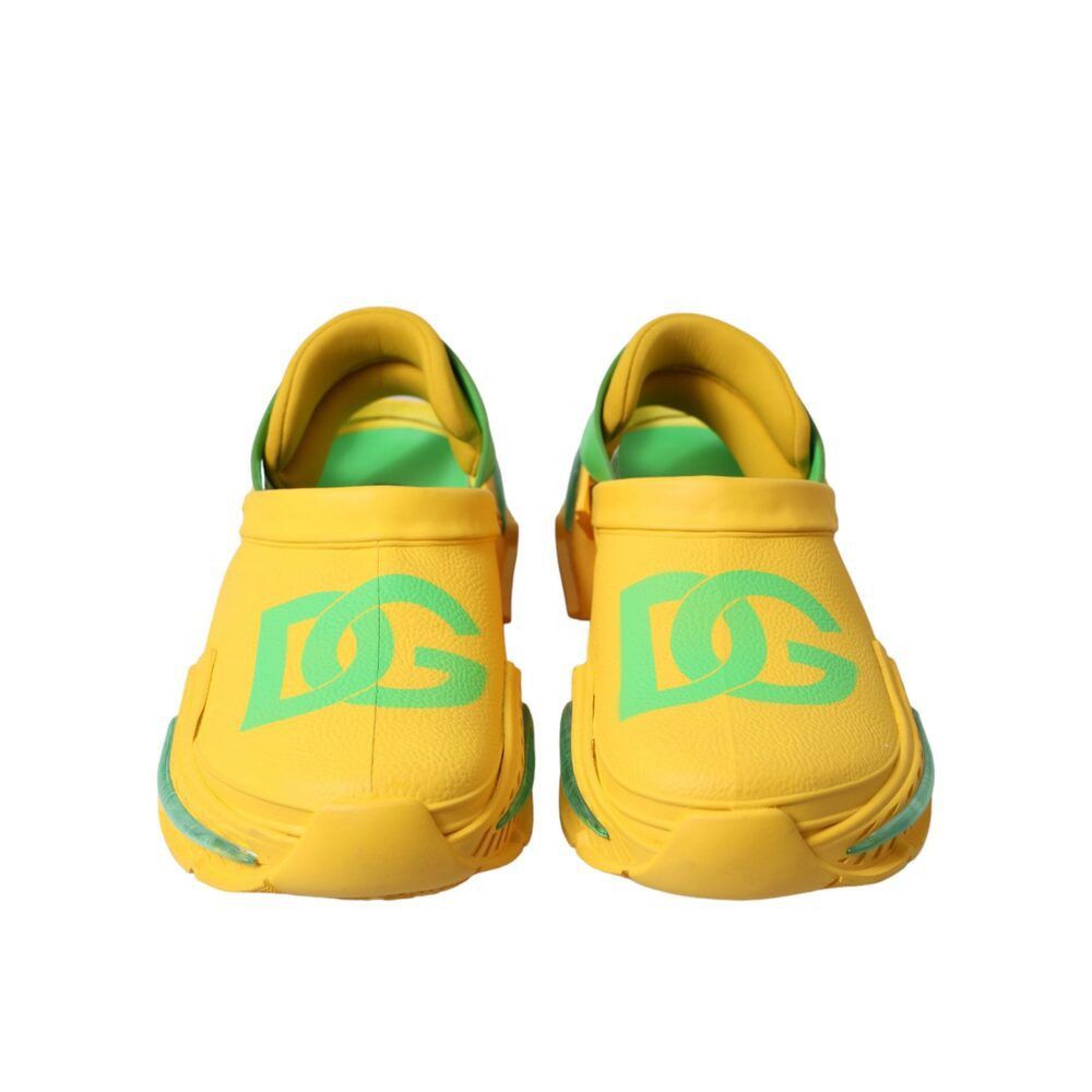 Dolce & Gabbana Dolce & Gabbana Chic Rubber Clogs Slippers in Lush Colors Size US 11 / EU 44 - 2 Thumbnail