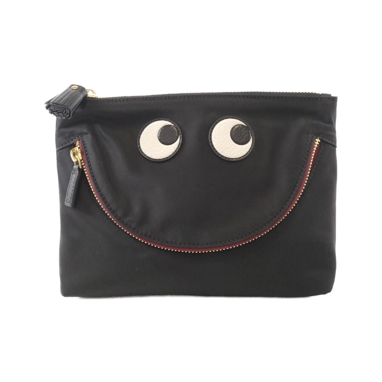Other Other Anya Hindmarch Eyes Happy Nylon Pouch Textile Vanity Bag 5050925193559 DUTY FREE for USA Size ONE SIZE - 1 Thumbnail