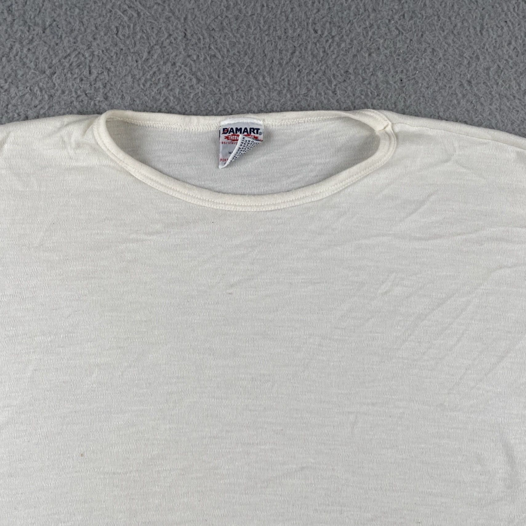 Vintage VINTAGE Damart Thermolactyl Thermal Shirt 2XL White USA 90s Long Sleeve Mens T-Shirt Size US XXL / EU 58 / 5 - 2 Thumbnail