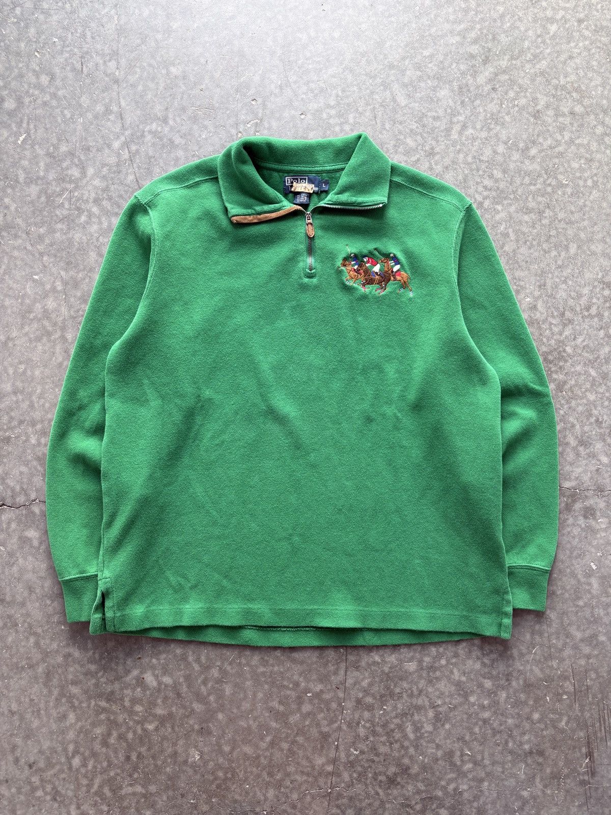 Vintage Y2K Polo Ralph Lauren Quarter Zip Sweatshirt