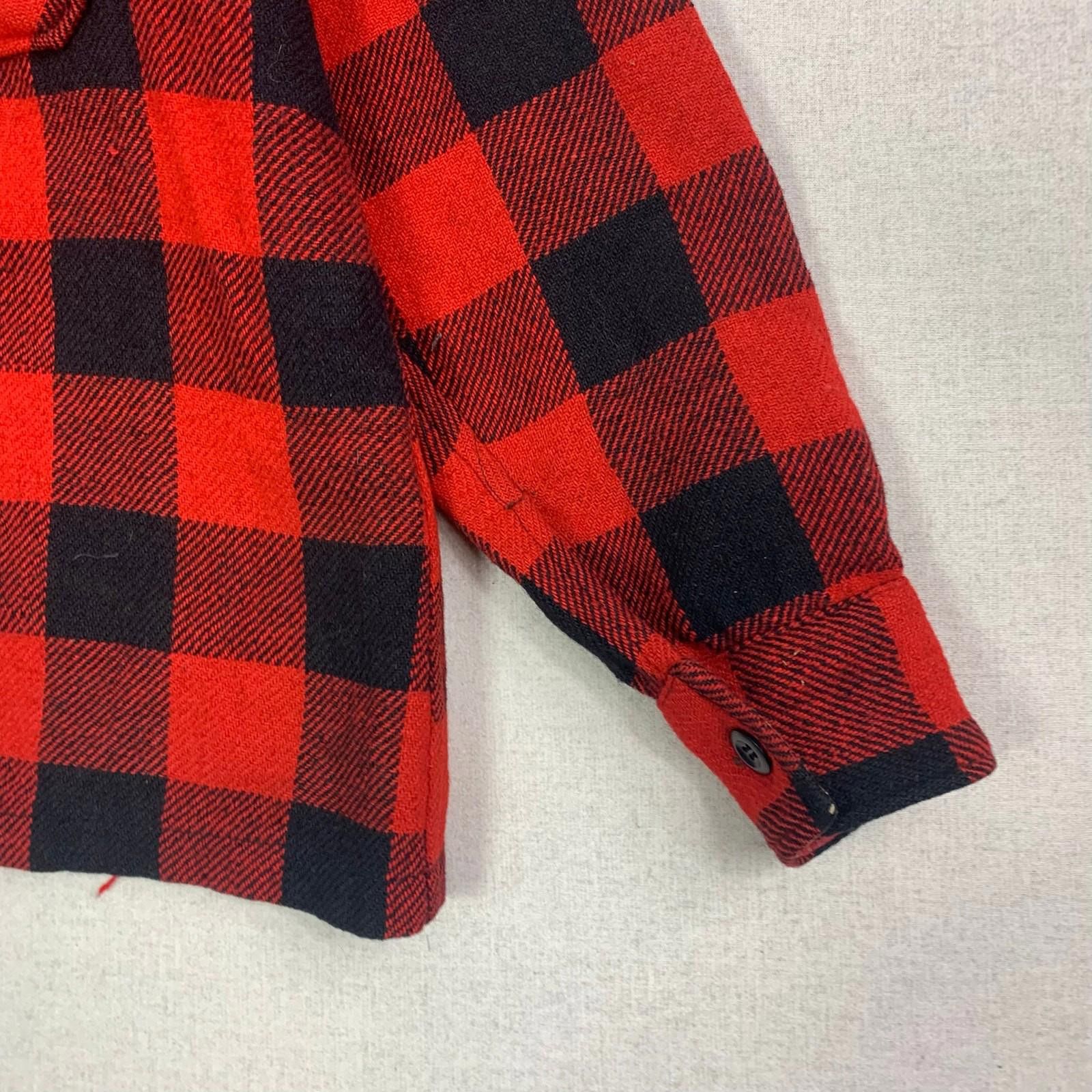 Maison Margiela Buffalo Plaid Button Down Wool Jacket Over Shirt Mars M 70s Size US M / EU 48-50 / 2 - 8 Thumbnail