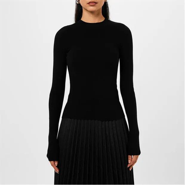 Balenciaga o1g2r1mq0924 Long Sleeve T-Shirts in Black Size L / US 10 / IT 46 - 3 Thumbnail