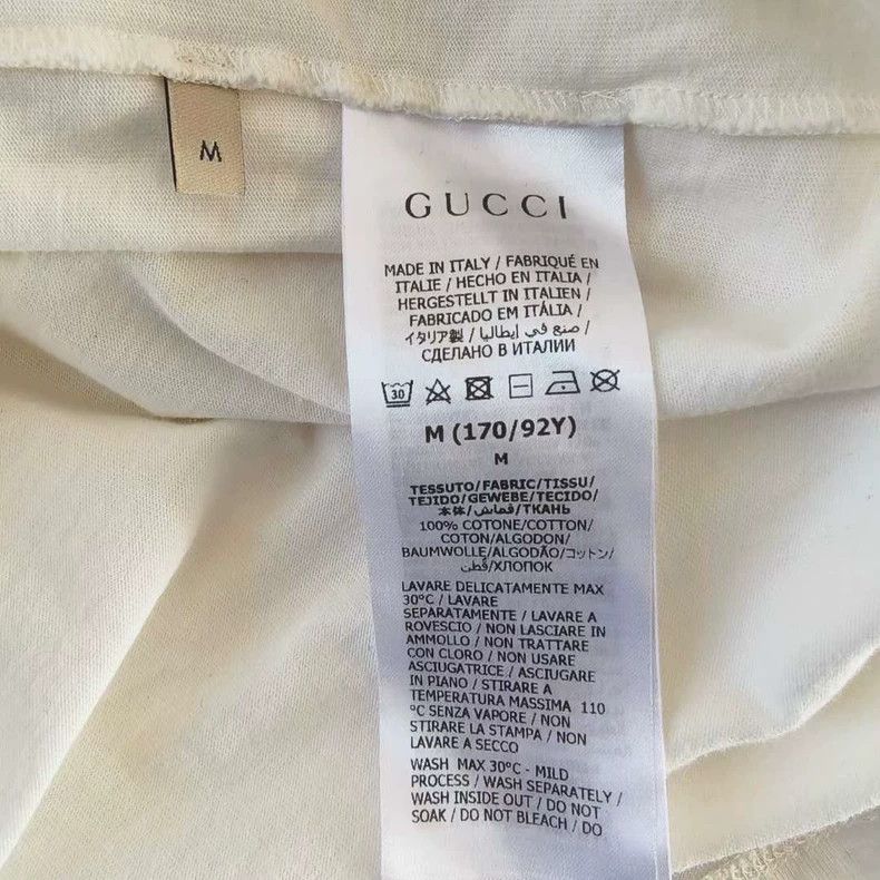 Gucci Gucci Cartoon dragon logo new short sleeves 2502-Nextarrow Size US M / EU 48-50 / 2 - 6 Thumbnail
