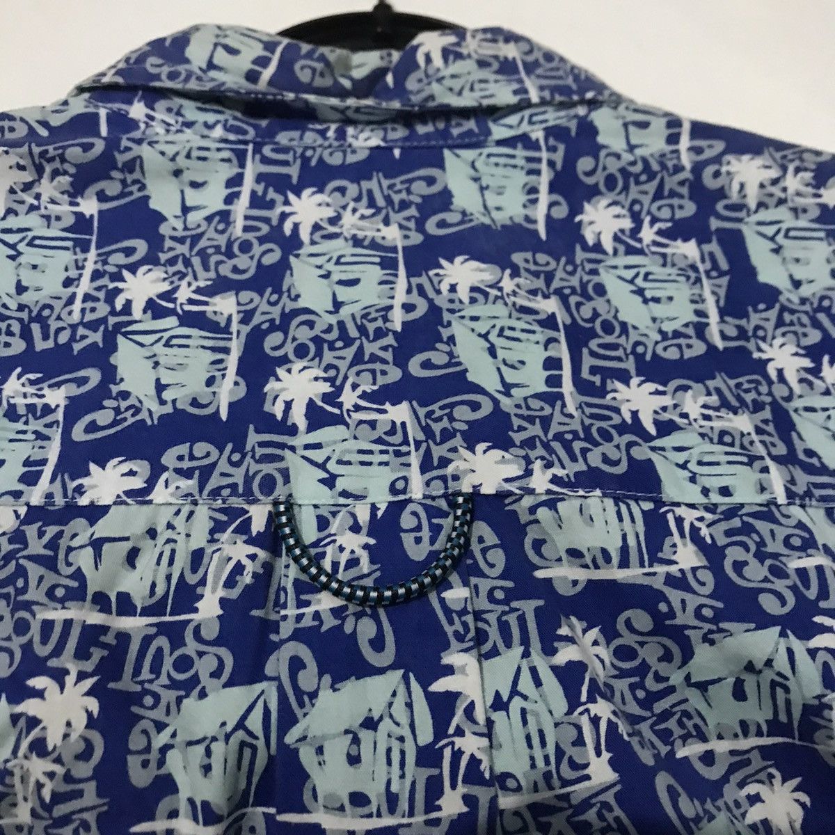 Triple 5 Soul × Vintage Vtg Triple 5 Five Soul Brooklyn NYC Navy S/S Button up hawai Size US M / EU 48-50 / 2 - 19 Thumbnail
