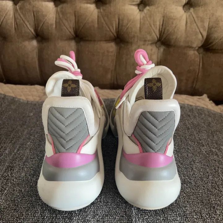 Louis Vuitton Louis Vuitton Archlight Sneakers in Pink and White -2508 Size US 7.5 / EU 40-41 - 5 Thumbnail
