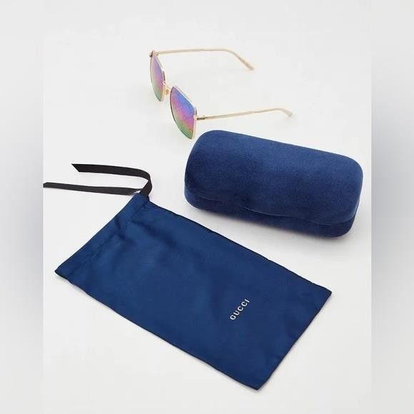 Gucci 💯- New Authentic GUCCI Multicolor Square Ladies Sunglasses Size ONE SIZE - 5 Thumbnail