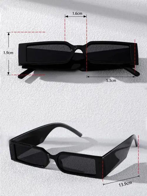 Electric Visual RETRO PUNK KURT COBAIN STYLE SUNGLASSES SQUARE FRAME Size ONE SIZE - 4 Thumbnail