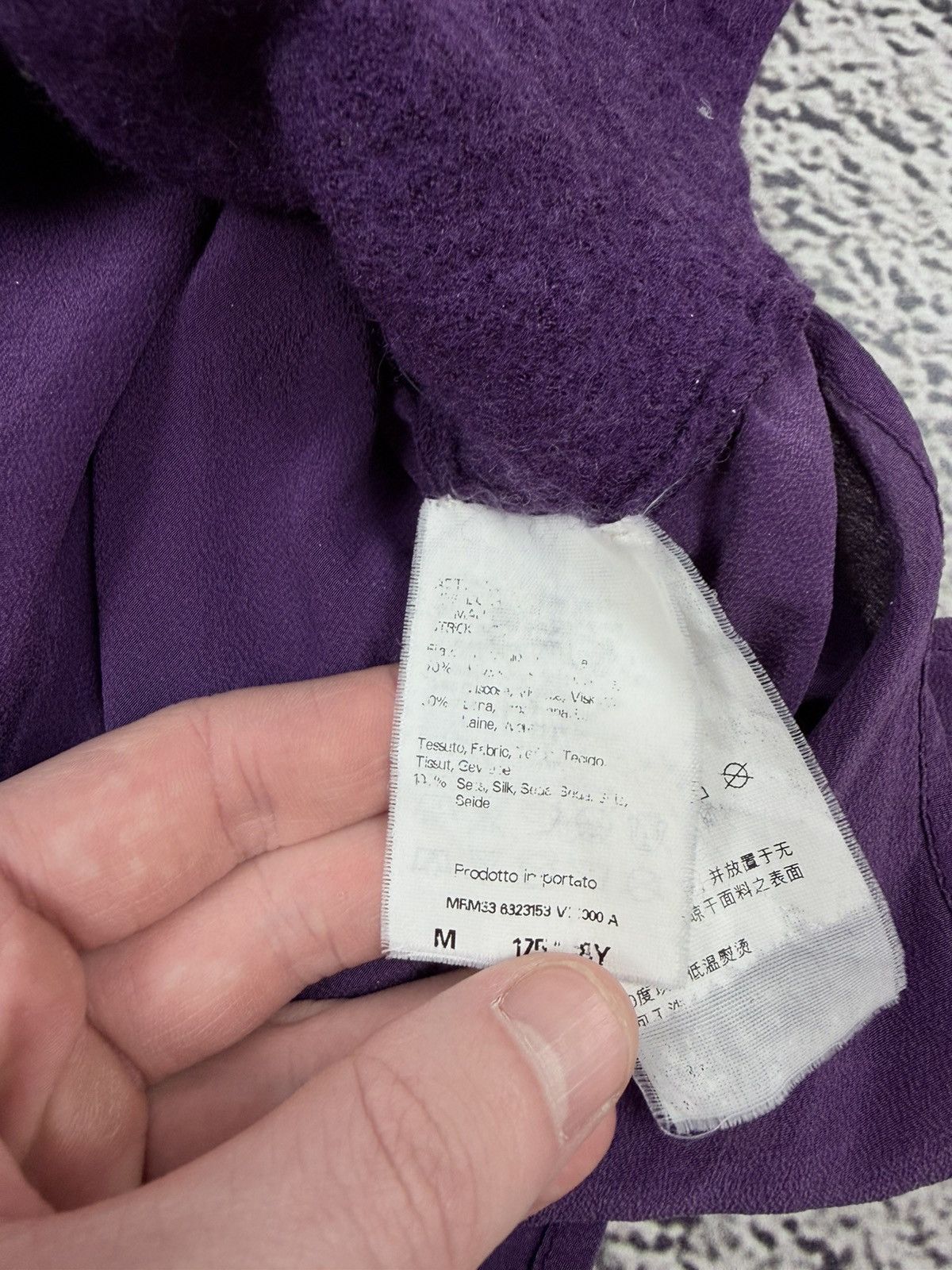 Marina Rinaldi Marina Rinaldi Italy Purple Wool Silk Knit Tunic Sweater M Size M / US 6-8 / IT 42-44 - 9 Thumbnail