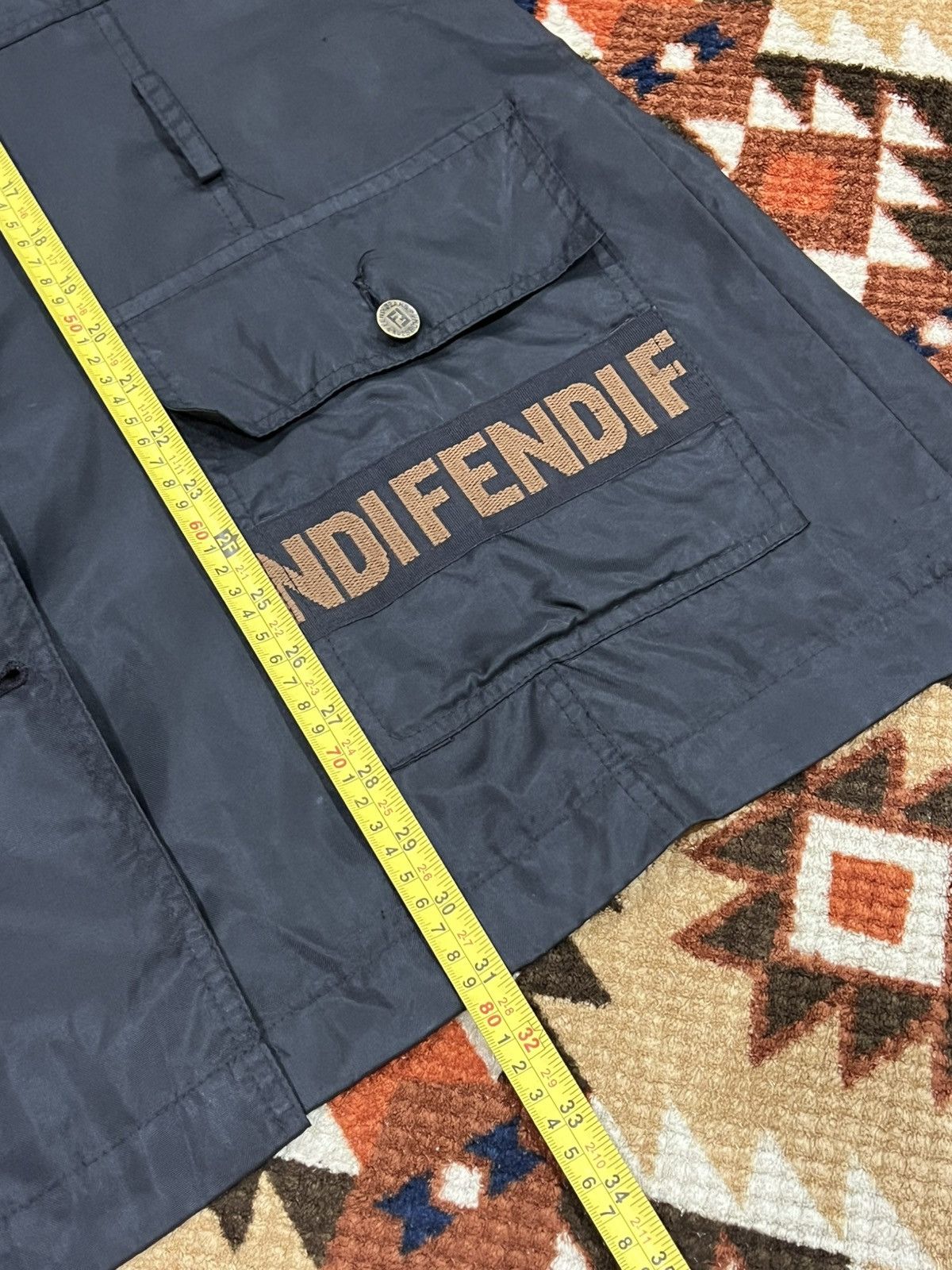 Fendi Vtg 90's Fendi Jacket Size L / US 10 / IT 46 - 8 Thumbnail
