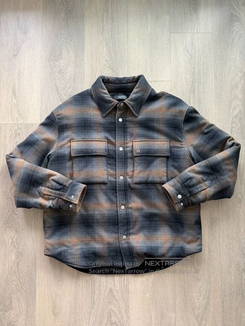 Amiri Amiri Fleece-lined plaid jacket Size US XS / EU 42 / 0 - 1 Thumbnail