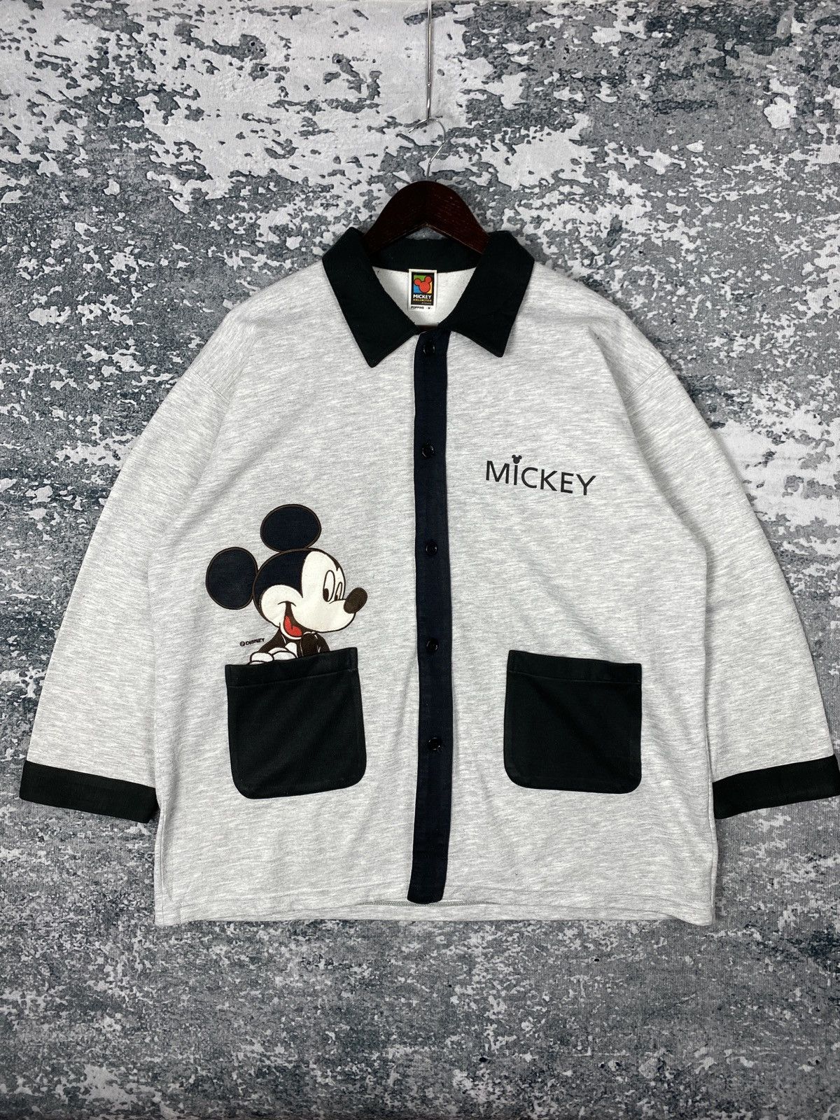 Mickey Mouse Vintage Mickey Mouse Button Sweatshirts Size US M / EU 48-50 / 2 - 1 Thumbnail