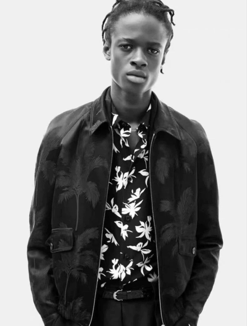 Other Saint Laurent Black Silk Embroidered Jacket- Size US L / EU 52-54 / 3 - 6 Thumbnail