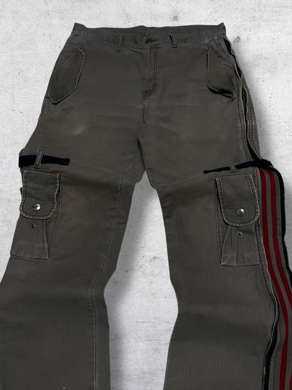PPFM VINTAGE PPFM JAPAN DESIGNER 90S RARE UTILITY CARGO PANT Size US 30 / EU 46 - 4 Thumbnail