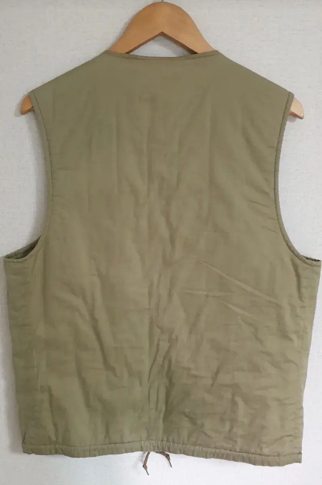 Helmut Lang Helmut Lang AW98 Khaki Green Padded Reversible Vest Size US M / EU 48-50 / 2 - 2 Thumbnail