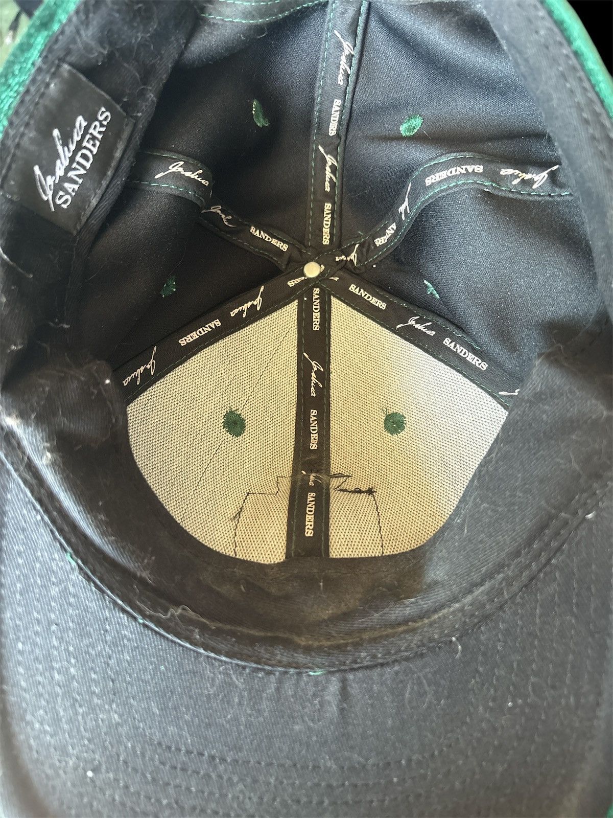 JOSHUA SANDERS Green fir velvet Joshua Sander Cap Size ONE SIZE - 5 Thumbnail