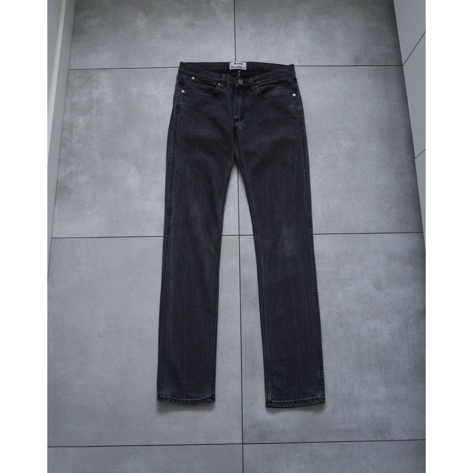 Acne studios max used cash grey jeans pants