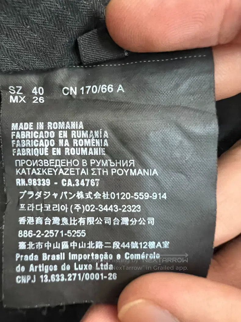Prada Prada Black casual trousers Size 26" / US 2 / IT 38 - 7 Thumbnail
